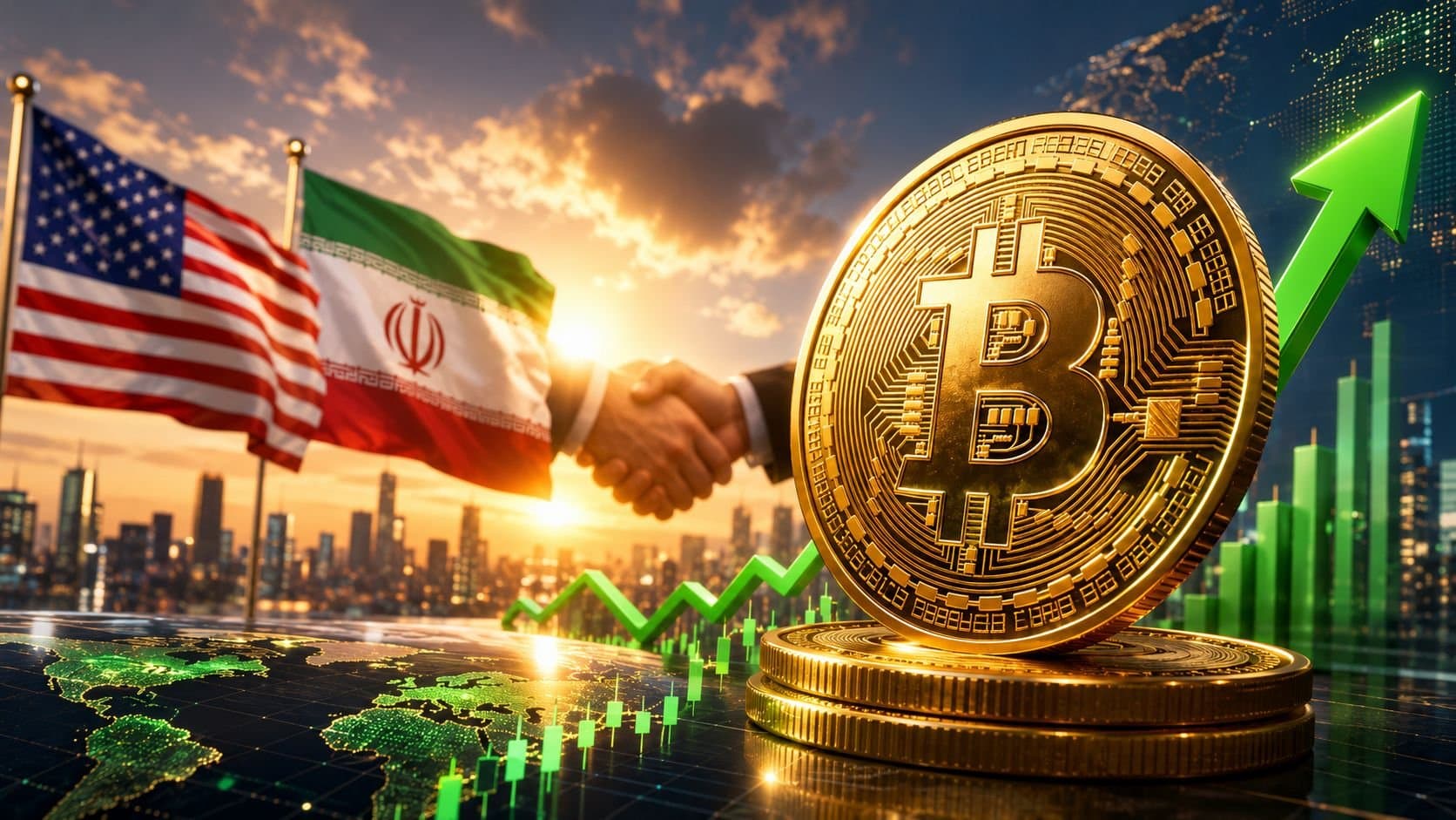 Bitcoin Crosses $82K as US-Iran Deal Hopes Spark Global Market Rally